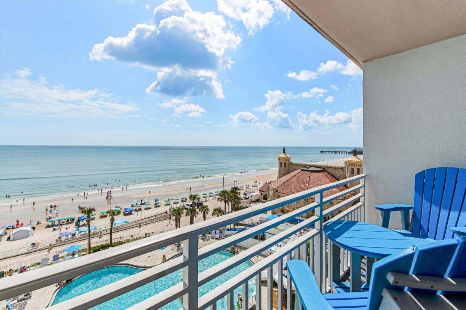 Unit 707 Ocean Walk - 1 Bedroom Ocean Front Daytona Beach Bagian luar foto